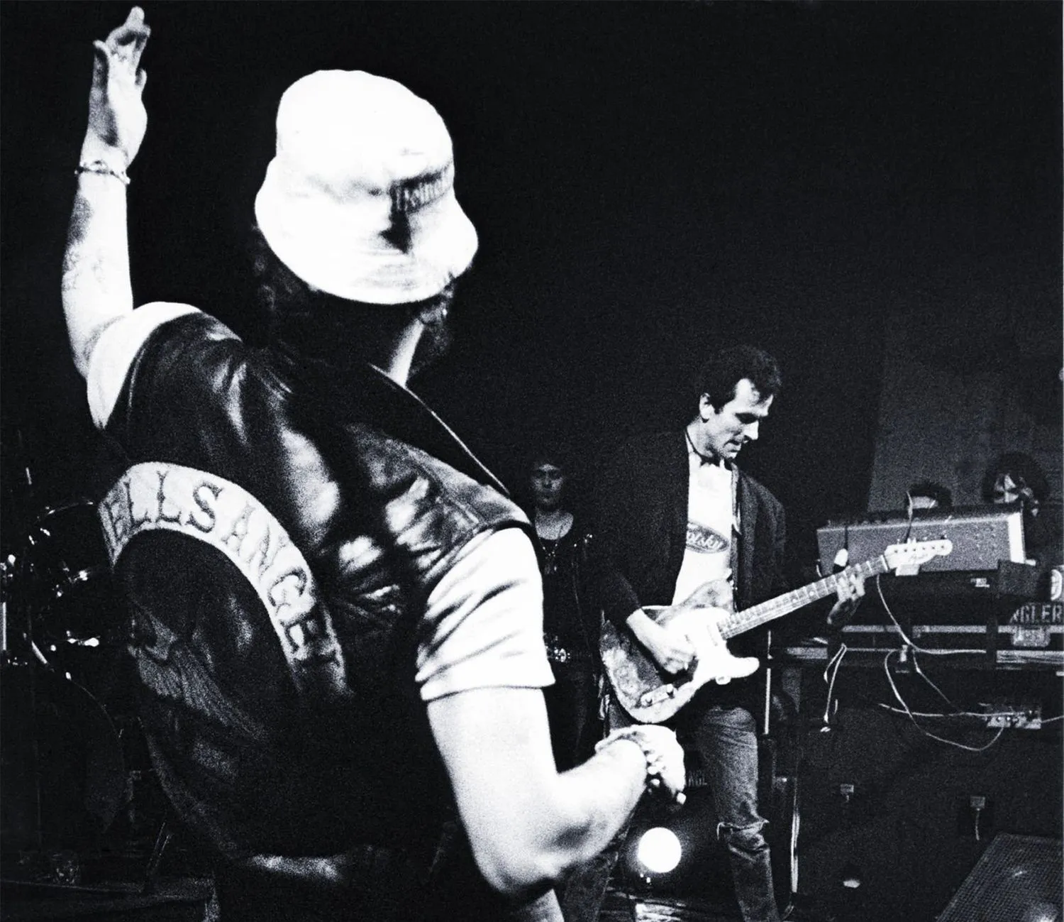 Hell's Angels security bij The Stranglers